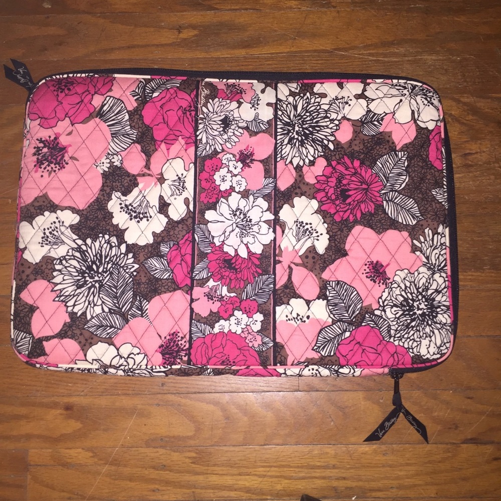 Vera Bradley Mocha Rouge Laptop Case